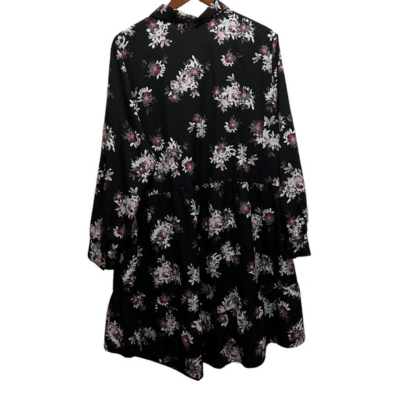 Addition Elle Michel Studio Lightweight Buttondown Floral MIDI Dress Size 20 - Picture 2 of 11